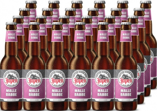 Jopen Malle Babbe doos met 24 flesjes van 0,33 liter